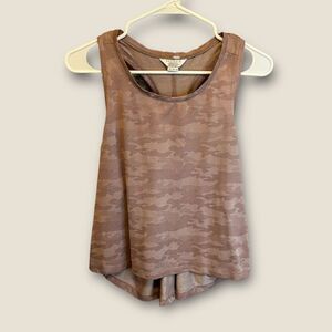 5 for $25🔥Danskin Mauve Pink Camouflage Racerback Athletic Tank Top Medium